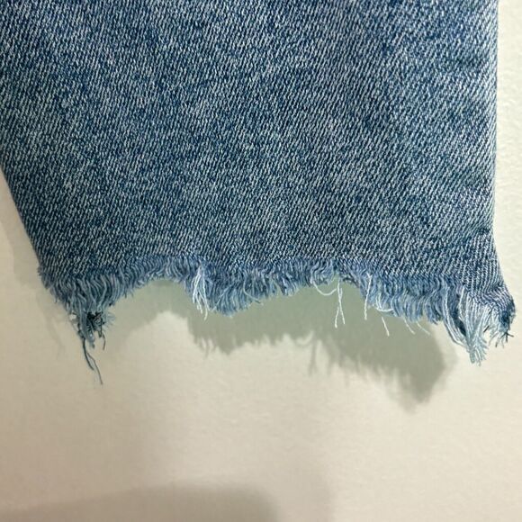 Wit & Wisdom Jeans Women's Sz 6 Ab Solution Distressed & Faded Ankle Blue - Picture 6 of 10